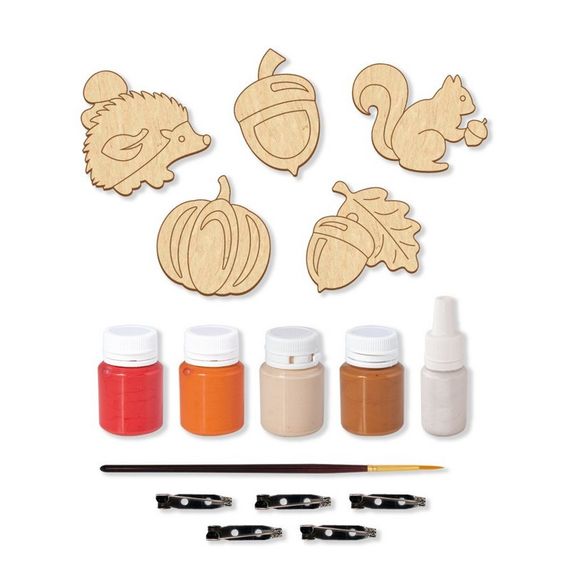 Набір заготовок для створення значків "Осінні мотиви" FDCKW-060