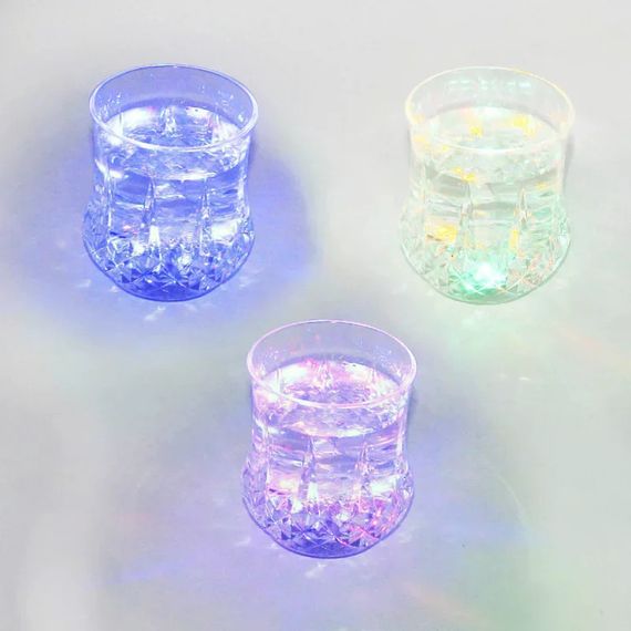 Склянка FLASH CUP 200 мл з LED-підсвічуванням • Склянка, що світиться, FLASH CUP 0,20 л з автоматичним увімкненням для напоїв | Зображення 1