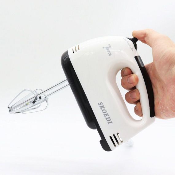 Ручной миксер с насадками 260W, 7 скоростей, SKOEDI HE-133 / Электрический миксер для кухни | Зображення 8