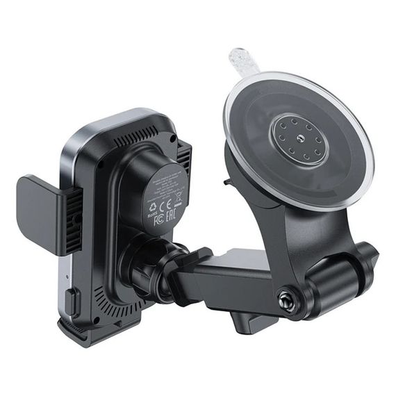 Автотримач з БЗП Acefast D53 with Electric Clamp for Dashboard Black | Зображення 3