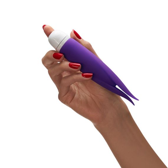 Вібратор з пелюстками Fun Factory VOLITA, фіолетовий, компактний, дуже тихий, на батарейках sexstyle | Зображення 4