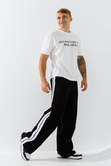 Спортивні штани прямі чоловічі LAWA MBC02356 3XL Чорний shop (2000990816313) | Зображення 2
