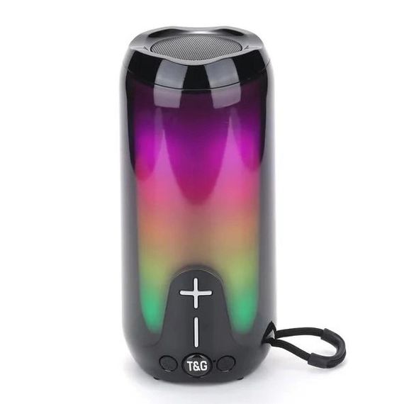 Акустичні колонки з led підсвічуванням, Bluetooth колонка для вулиці, Блютуз акустика з радіо IF-30 | Зображення 7