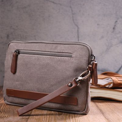 Сумка Vintage З текстилю Сіра (21259) | Зображення 3