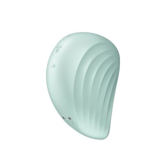 Вакуумный клиторальный стимулятор с вибрацией Satisfyer Pearl Diver Mint | Зображення 3