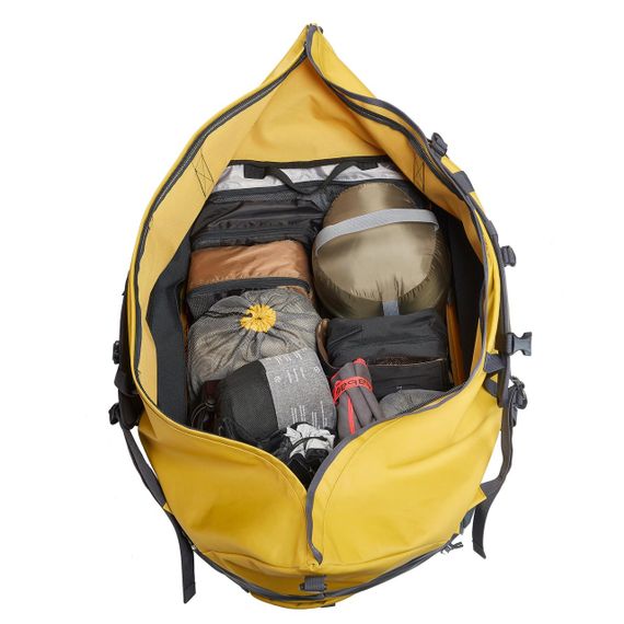Дорожня сумка для трекінгу з регульованим об'ємом: від 80 до 120 л - Жовта - 80 л | Зображення 4