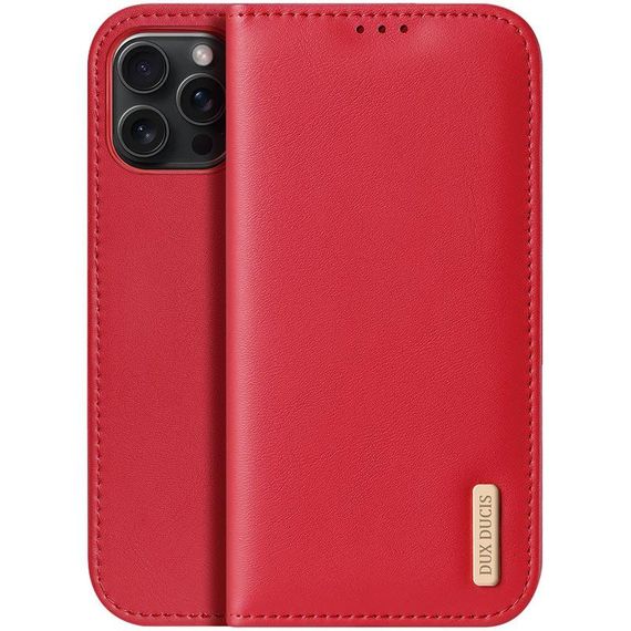 Чохол-книжка Dux Ducis Hivo для Apple iPhone 17 Pro (6.3") Red