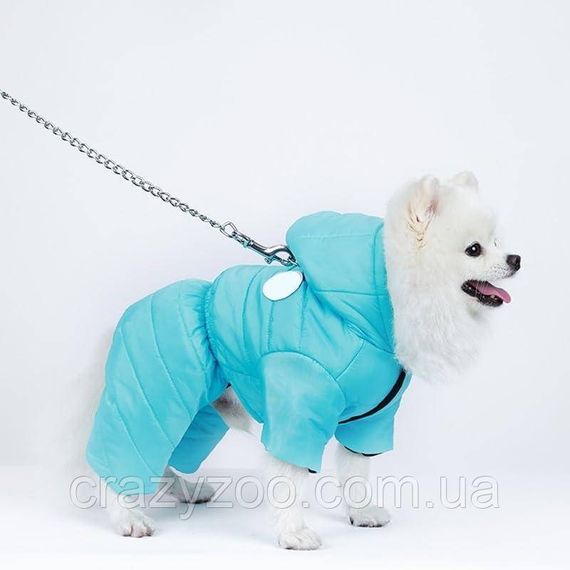 Комбинезон для собак и котов EcoToys Sky Blue XXXL голубой A: 42 см B: 57 см C: 40 см 6956 | Зображення 3