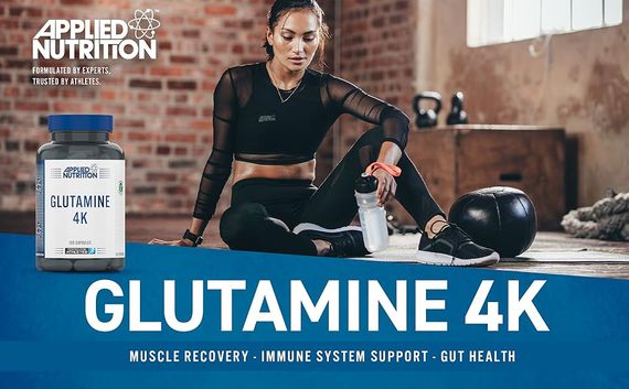 L‑глутамін Applied Nutrition GLUTAMINE 4K 120 VEGGI CAPS | Зображення 2