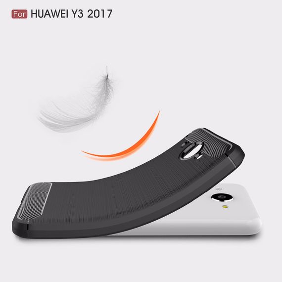 Чехол PRIMO Carbon Fiber Series для Huawei Y3 2017 - Black | Зображення 6