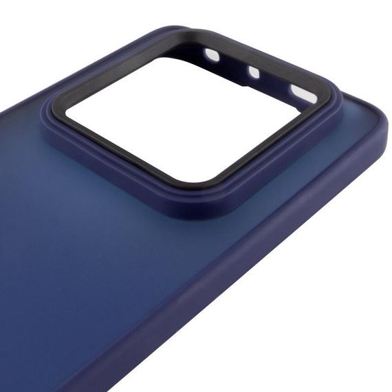 Чохол TPU+PC Lyon Frosted для Xiaomi Redmi Note 15 4G/5G (EU) Navy Blue | Зображення 2