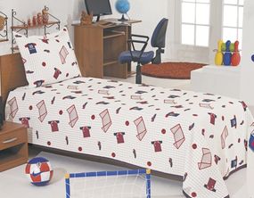 Покривало Maxstyle 10407 Туреччина 160*240 см  Бавовна + поліестер Синій