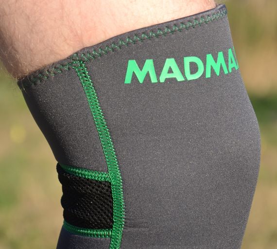 Наколінник MadMax MFA-294 Zahoprene Knee Support Dark Grey/Green (1шт.) XL | Зображення 5