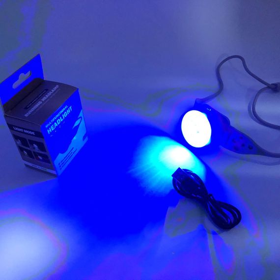 Ліхтарик налобний світлодіодний надпотужний G25-XPG+30SMD(white+yellow+red-blue), Налобний прожектор XF-57 | Зображення 1