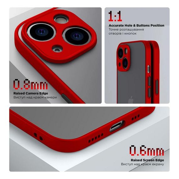 Чохол до мобільного телефона Armorstandart Frosted Matte Samsung M34 5G (M346) Red (ARM69713) | Зображення 2