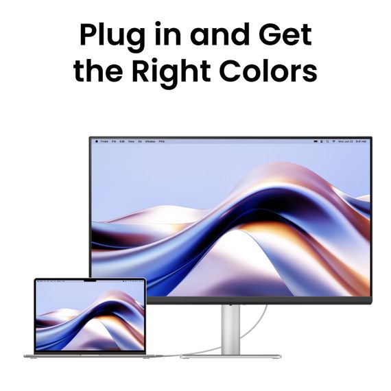 TFT 27" BenQ MA270U, IPS, 4K UHD, 2хHDMI, 2xUSB- C, HAS, Pivot, сріблясто-сірий | Зображення 3