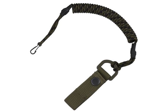 Шнур страхувальний кручений Тренчик-карабін (паракорд, мультикам) MAS