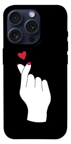 Чохол з картинкою Серце в руці для Apple iPhone 15 Pro (6.1")