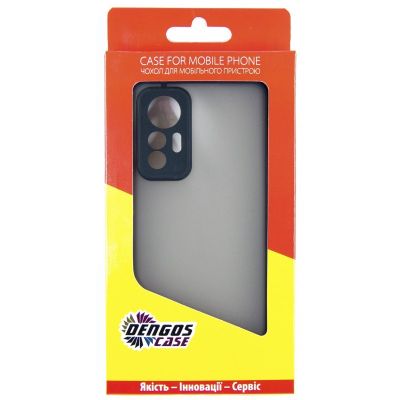 Чехол для мобильного телефона Dengos Matte Xiaomi 12 Lite (black) (DG-TPU-MATT-127) | Зображення 4