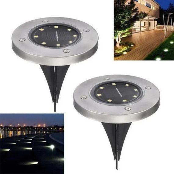 Вуличний світильник Solar Disk Lights 5050 на сонячній батареї | Зображення 2