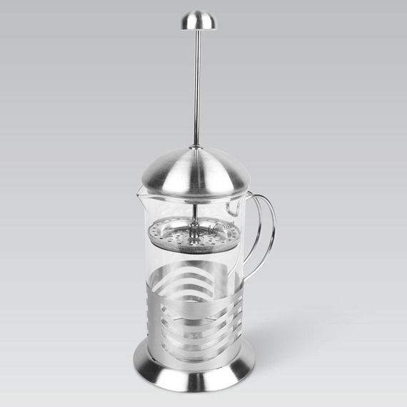 Френч-прес 1 л Maestro MR-1662-1000 скляний заварник для чаю та кави | Зображення 2
