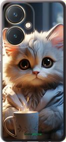 Чохол на Vivo Y27 Білий кіт "5646u-579-2448"