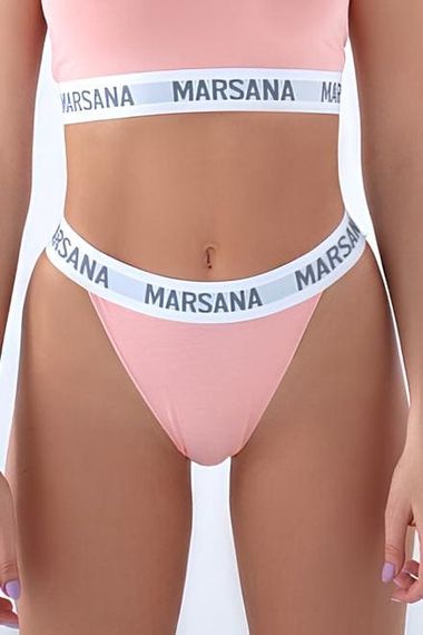 Бавовняні трусики MARSANA BRIDGET 01-191 Персикові S