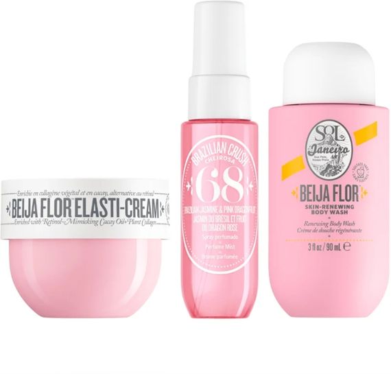 Подарочный набор Sol de Janeiro Jet Set Beija Flor (body wash, elasti-cream, perfume mist) | Зображення 1