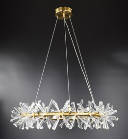 Люстра підвісна на 20 лампочок 26771 Латунь 40-120х60х60 см.