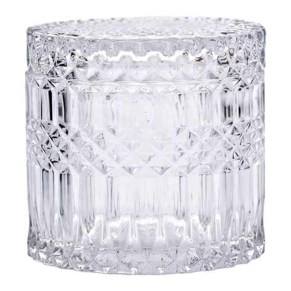 Цукерниця з кришкою я кругла скляна HP-4-100 | Зображення 1