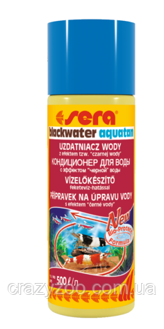 Кондиціонер для води Sera Blackwater aquatan для ефекту "чорної" води 100 мл
