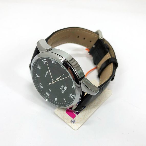 Мужские часы с шикарным внешним видом SKMEI 9058LSIBKBK, Часы мужские в строгом стиле VX-29 | Зображення 3