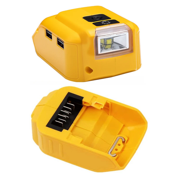 Адаптер SV DCB090 A901 для акумуляторів DeWalt USB, USB Type C, DC з ліхтариком (sv3769) | Зображення 8