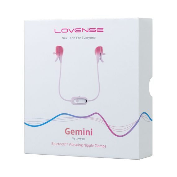 Смарт-вібратор для грудей Lovense Gemini, регулювання стискання соска, можна носити | Зображення 5