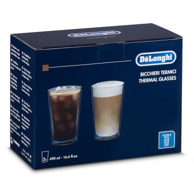 Набір склянок DeLonghi Drinks 490 мл 2 шт (AS00001404) | Зображення 2