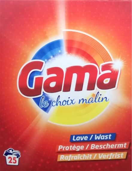 Порошок для прання універсальний Gama 8435495806165 1.625 кг