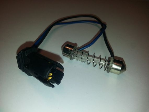 Переходник  с разьема T10  для софитной лампы (Festoon-Convertor-T10) | Зображення 2