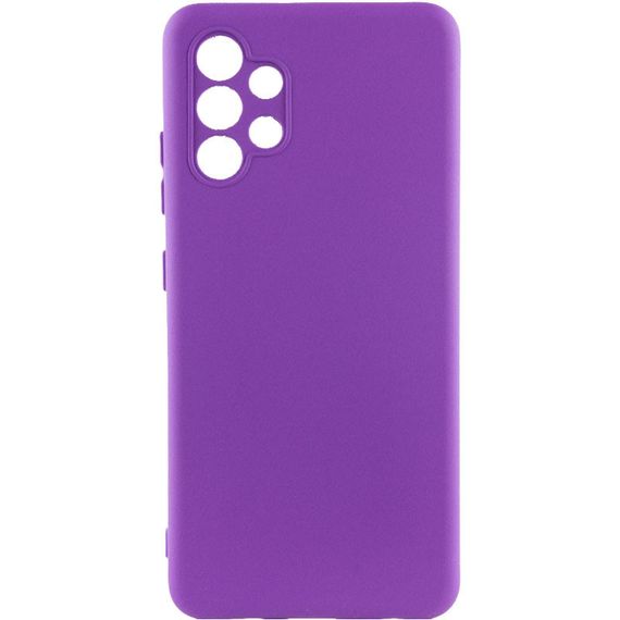 Чехол Silicone Cover Lakshmi Full Camera (A) для Samsung Galaxy A32 4G Full camera, Фіолетовий / Purple