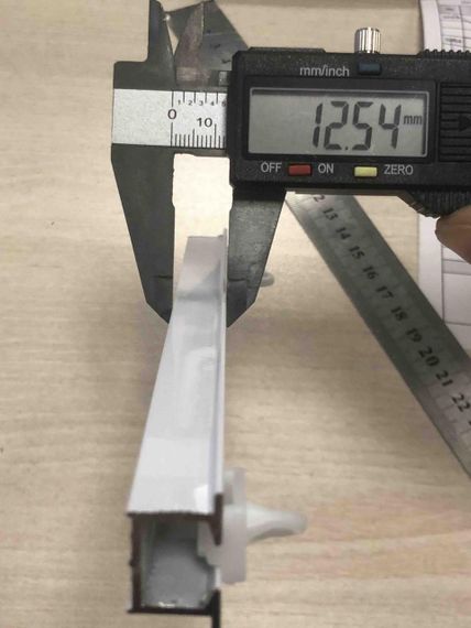 Карниз прихованого монтажу, врізний для гіпсокартону, Soffito Smart, Білий 425см., Шинний карніз, True | Зображення 1