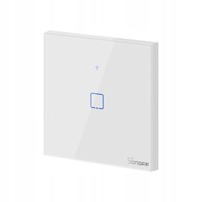 Sonoff t0eu1c-tx скляний інтелектуальний сенсорний вимикач, ліхтарик WiFi, 1-канальний