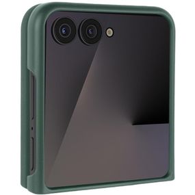 Чохол Foldables Silicone Cover Lakshmi (AAA) для Motorola Razr 50 Ultra Чорний / Black Зелений / Cyprus Green