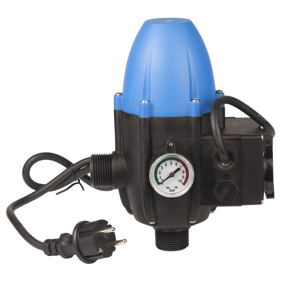 Контролер тиску Wetron 1.1кВт Ø1" регулювання тиску вкл 1.5-3.0 бар + розетка і виделка (779734) | Зображення 1