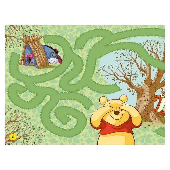 Лабиринты с наклейками "Винни Пух" Дисней 1249002, 450 наклеек | Зображення 2