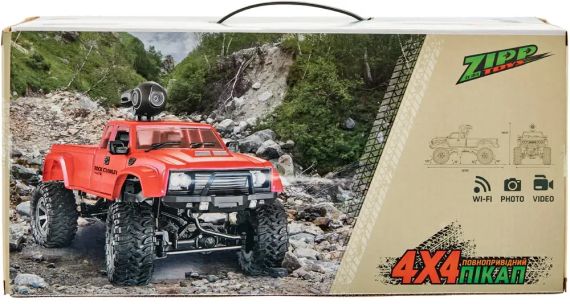 Машинка ZIPP Toys 4x4 повнопривідний пікап з камерою. Колір - червоний | Зображення 9