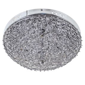 Люстра потолочная галогенная хрустальная G4 20W CH (BR-01189C/6)