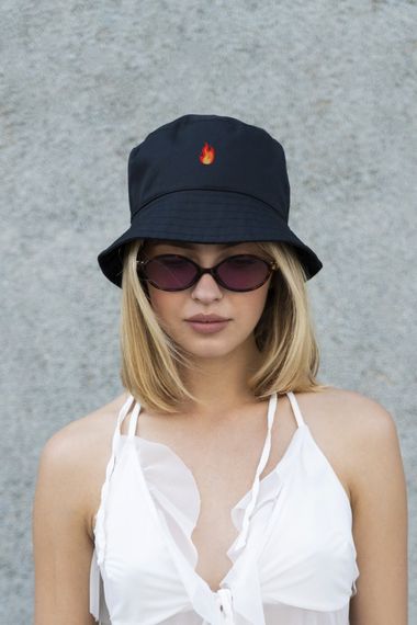 Панамка Without з принтом Fire Black | Зображення 2