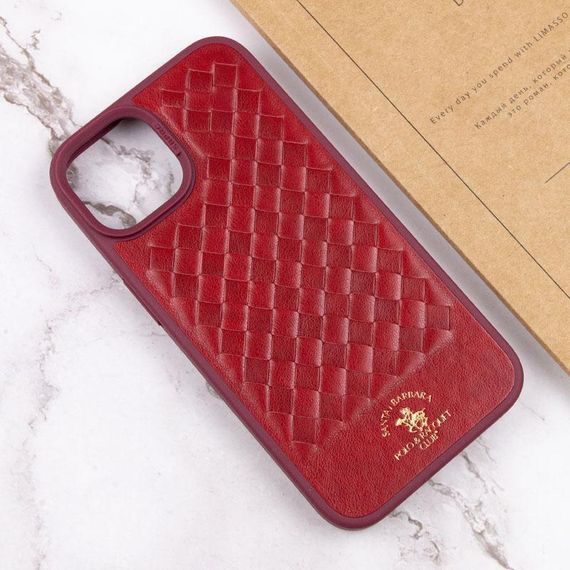 Шкіряний чохол Polo Santa Barbara для Apple iPhone 14 Plus (6.7") Red | Зображення 5
