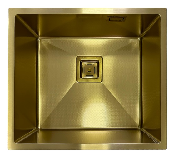 Нерж. мийка Fabiano Quadro 49 Celldecor Nano Gold 8216.401.1698