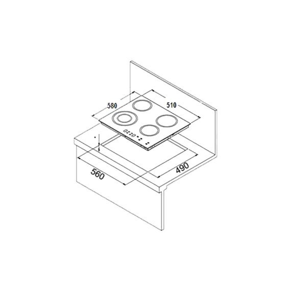 Варочная поверхность Liberty PI 6044 B (507) (PI6044B(507)) | Зображення 1