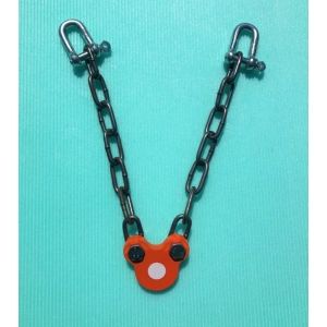 Мишень гонг бронированный 50мм в комплекте с подвесами. Сателит